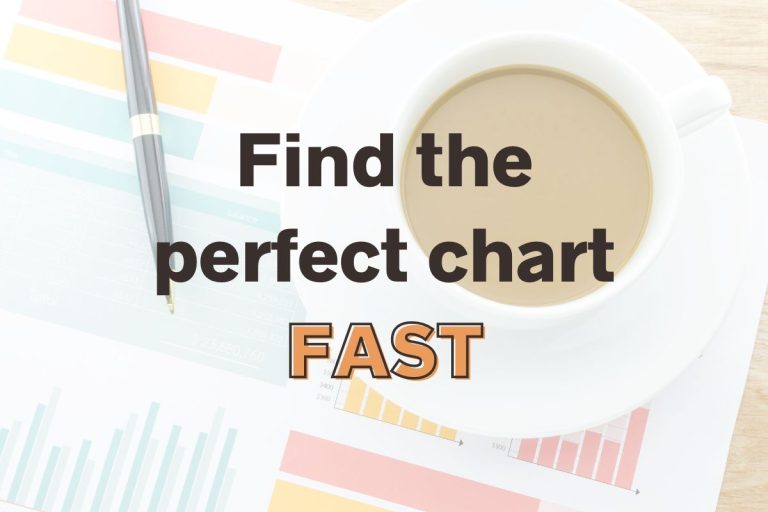 Find the right chart for data visualization title image